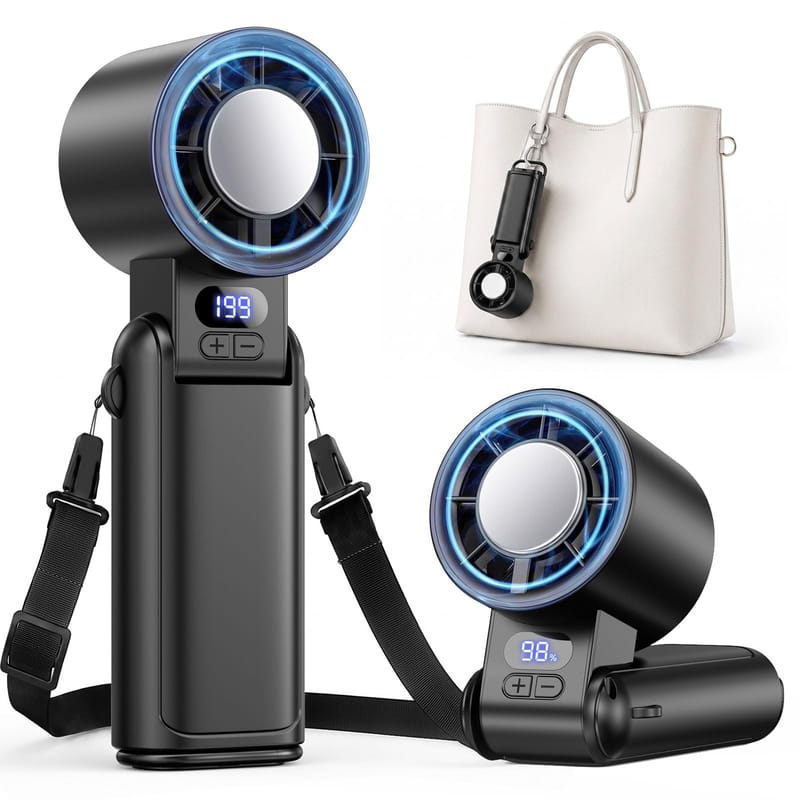 SHIBAI Handheld Fan Rechargeable