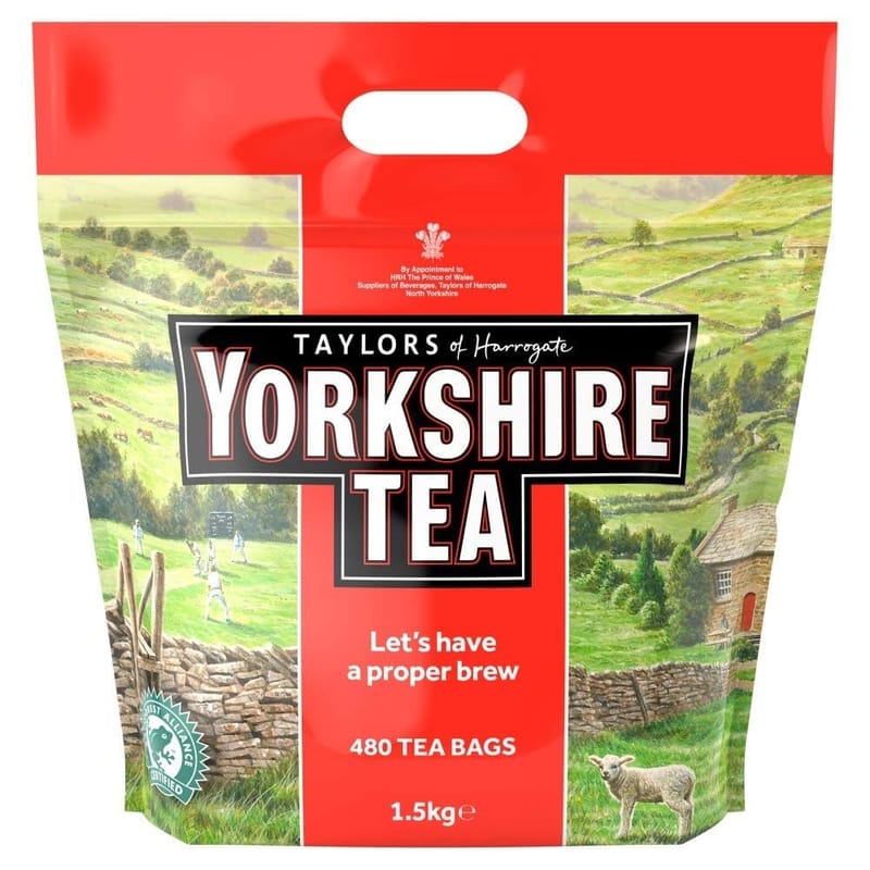 Yorkshire Tea 480 Tea Bags 1.5kg