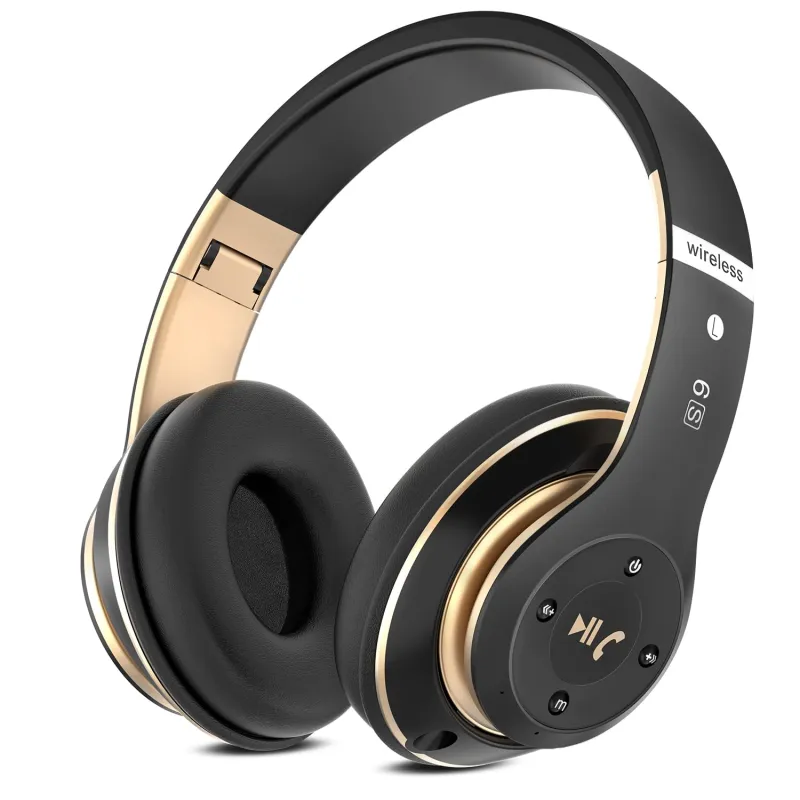 Rebocico Over-Ear Bluetooth Headphones with 6 EQ Modes and 65-Hour Playtime