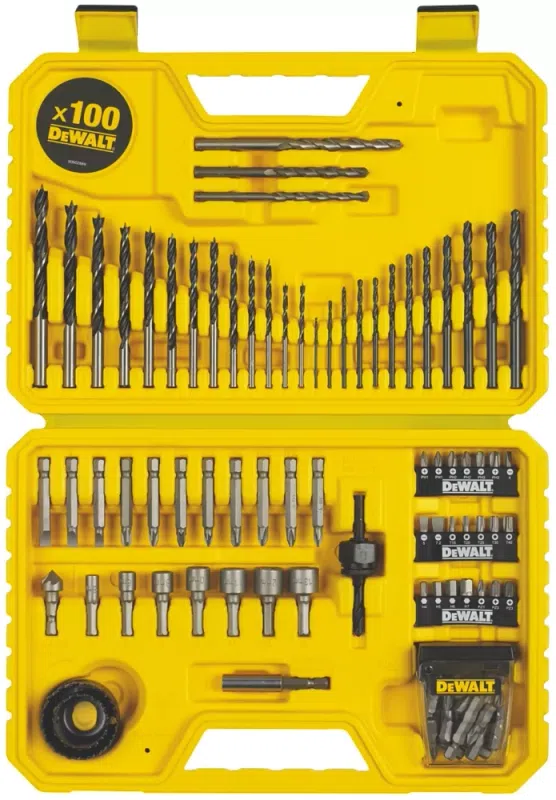 DeWalt Multi-Material Drill Bit Set - 100 Pieces