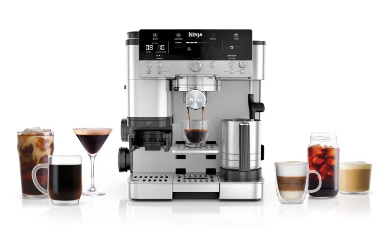 Ninja Premier 3-in-1 Coffee Machine: Latte, Cappuccino, Cold Brew & Espresso Maker with Built-in Grinder & Frother