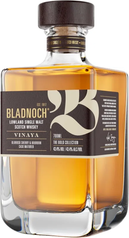 Vinaya Lowland Single Malt Scotch Whisky - 70cl - ABV 43.4%