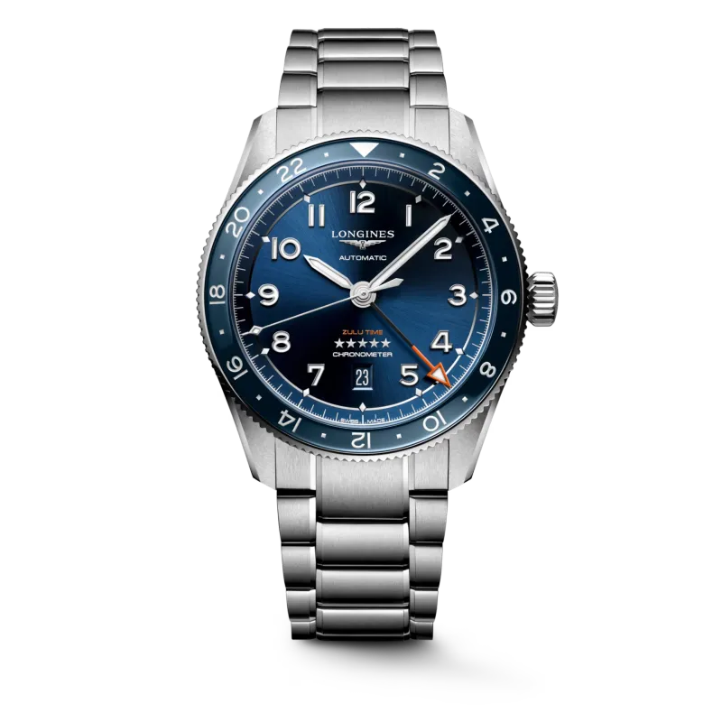 Longines Spirit Zulu Time 42mm Blue Automatic GMT – L38124936