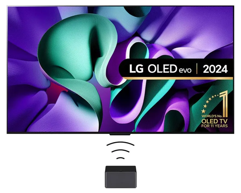 LG OLED65M49LA 65" OLED M4 AI Wireless 4K 144Hz TV with 5-Year Warranty
